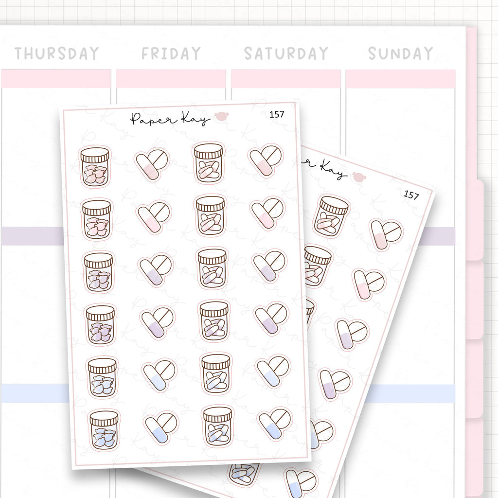 Sticker sheet product measurement.