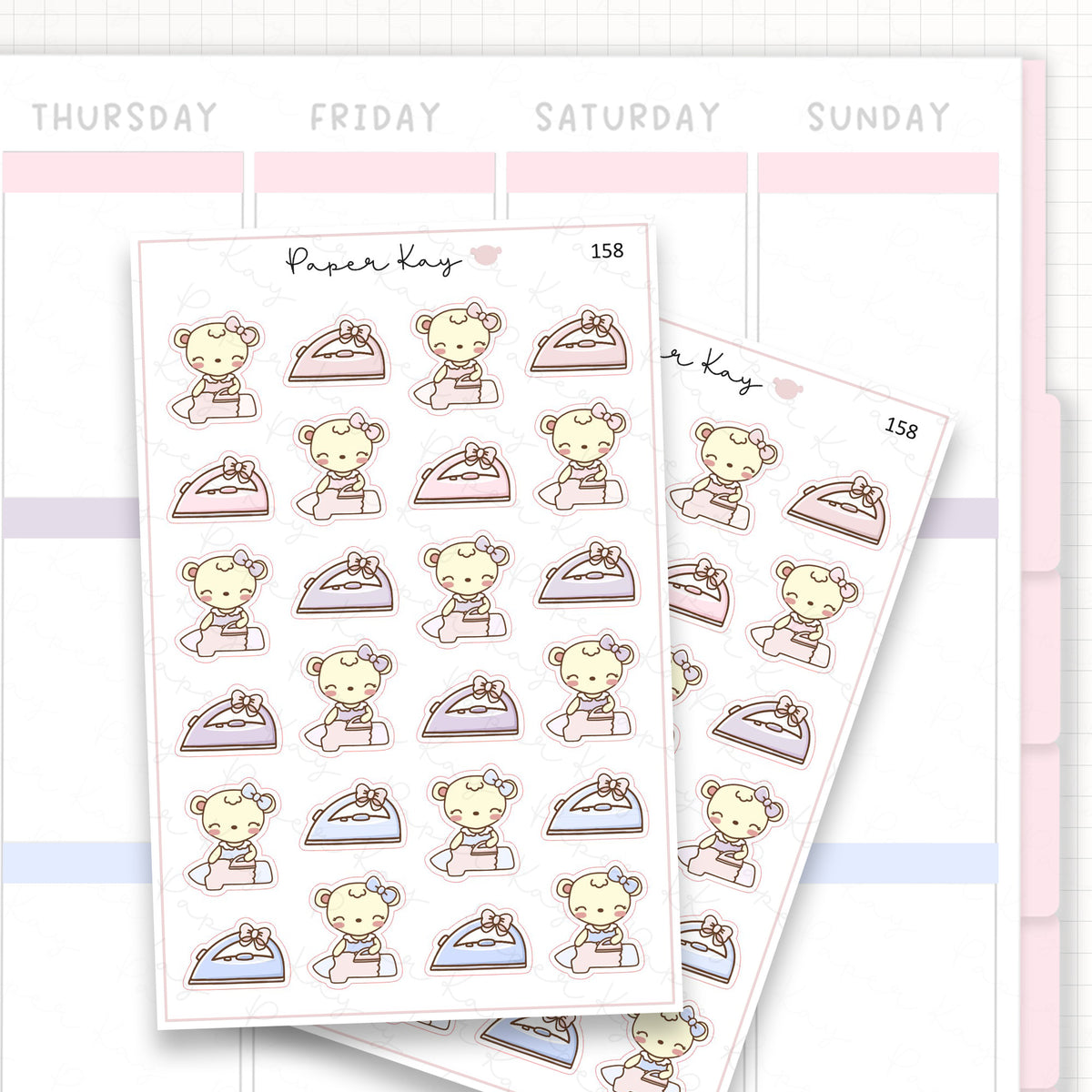 Ironing Sticker Sheet