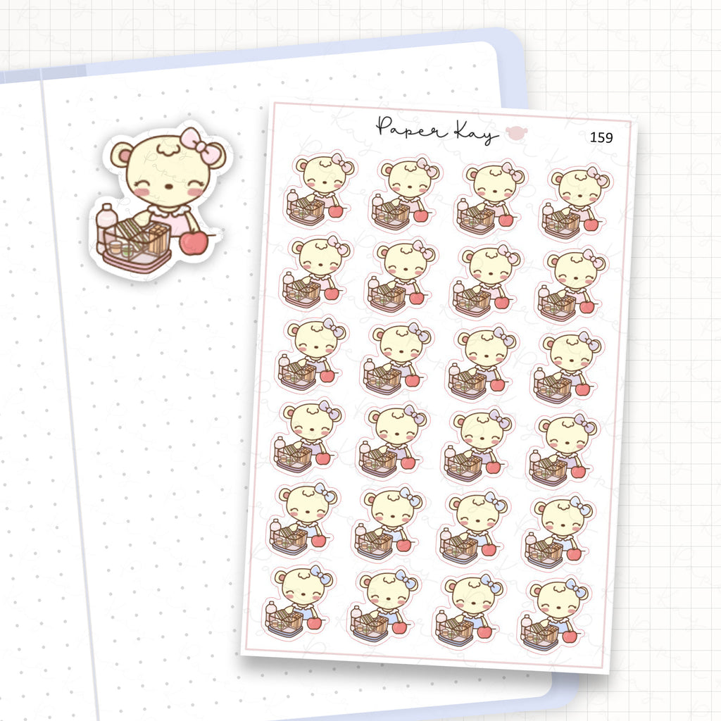 Packing Lunch Sticker Sheet