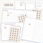 Packing Lunch Sticker Sheet
