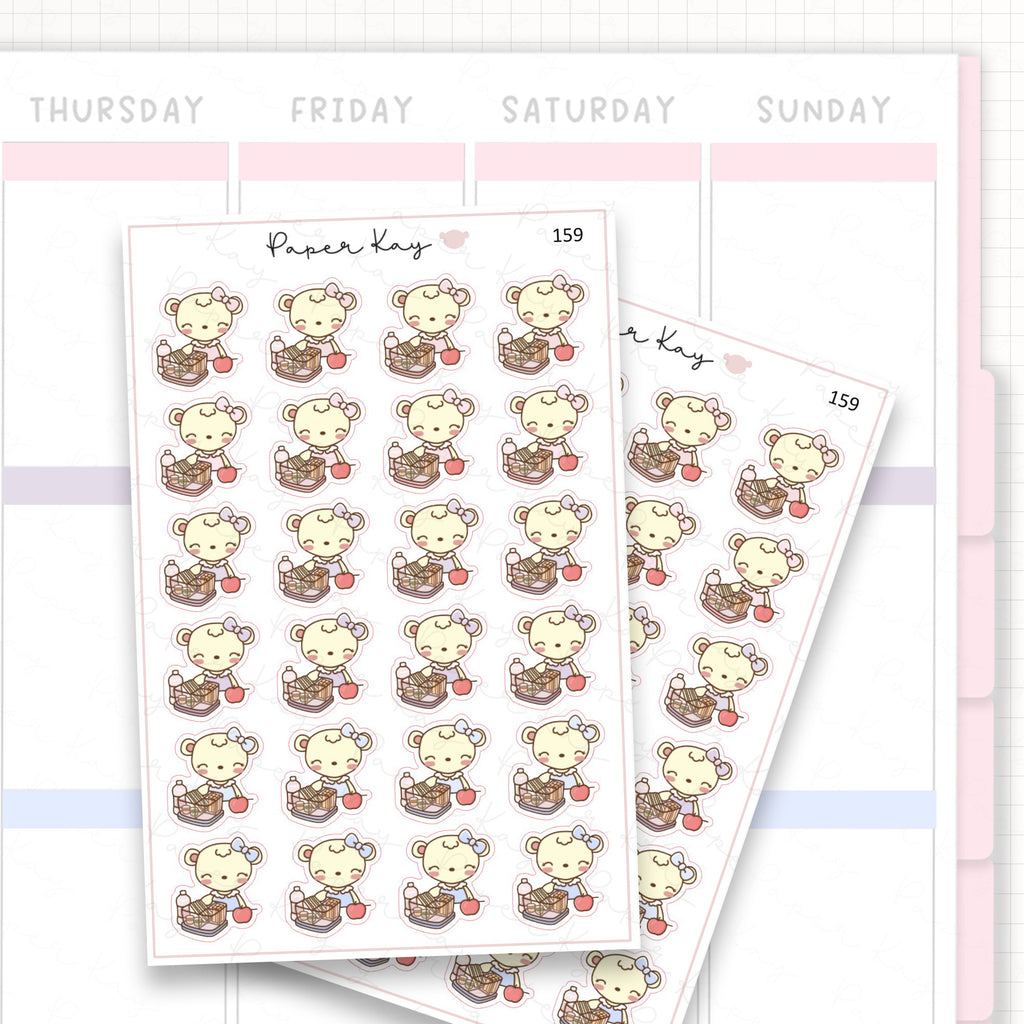 Packing Lunch Sticker Sheet