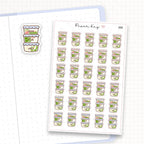 Meal Prep Sticker Sheet