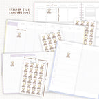 Riding Bike Sticker Sheet