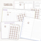 Planner Bunny - Laptop/Work Sticker Sheet