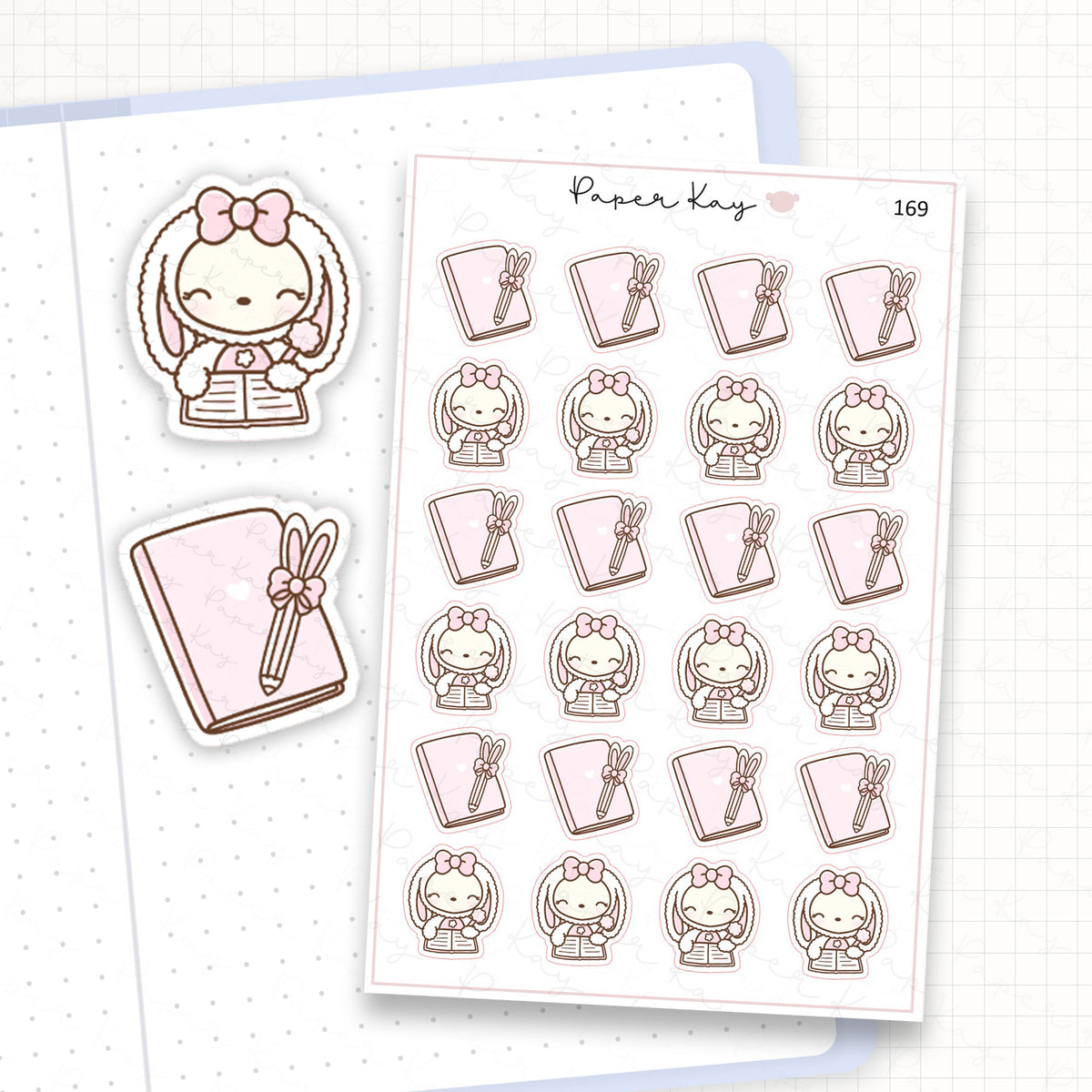 Planner Bunny - Journal/Plan Sticker Sheet