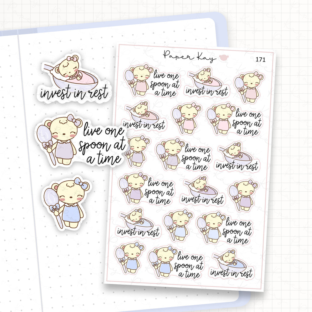 Spoonie Sticker Sheet