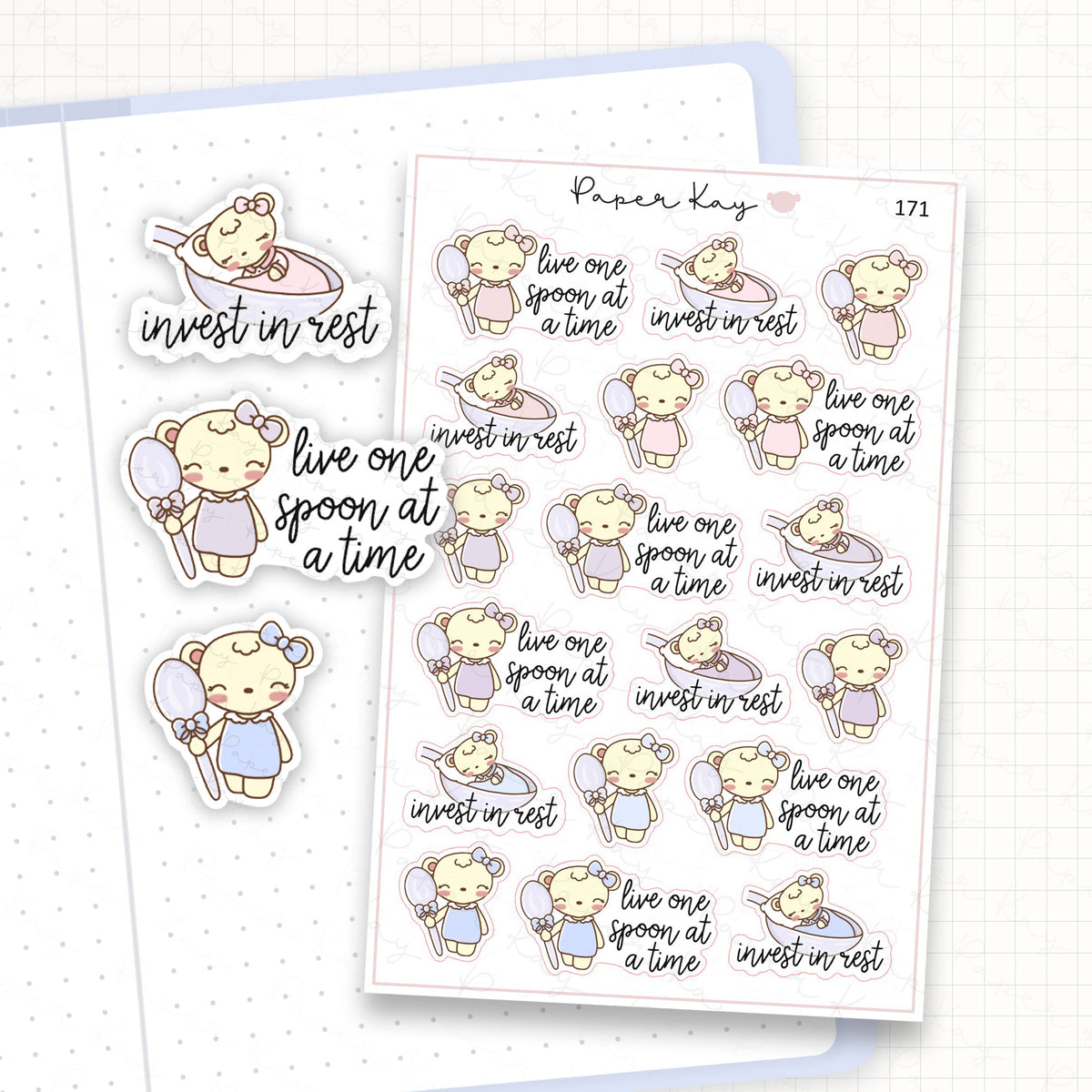 Spoonie Sticker Sheet
