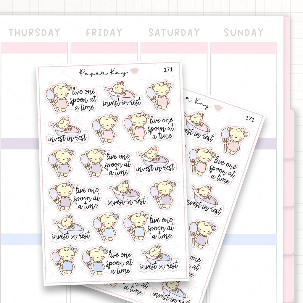 Spoonie Sticker Sheet