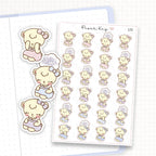 Confused/Stressed/Brain Fog Sticker Sheet