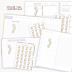 Confused/Stressed/Brain Fog Sticker Sheet