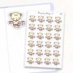 Playing with Building Blocks Sticker Sheet