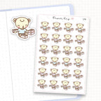 Playing with Building Blocks Sticker Sheet