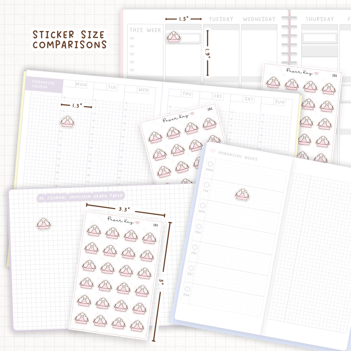 Planner Bunny - Happy Mail Sticker Sheet