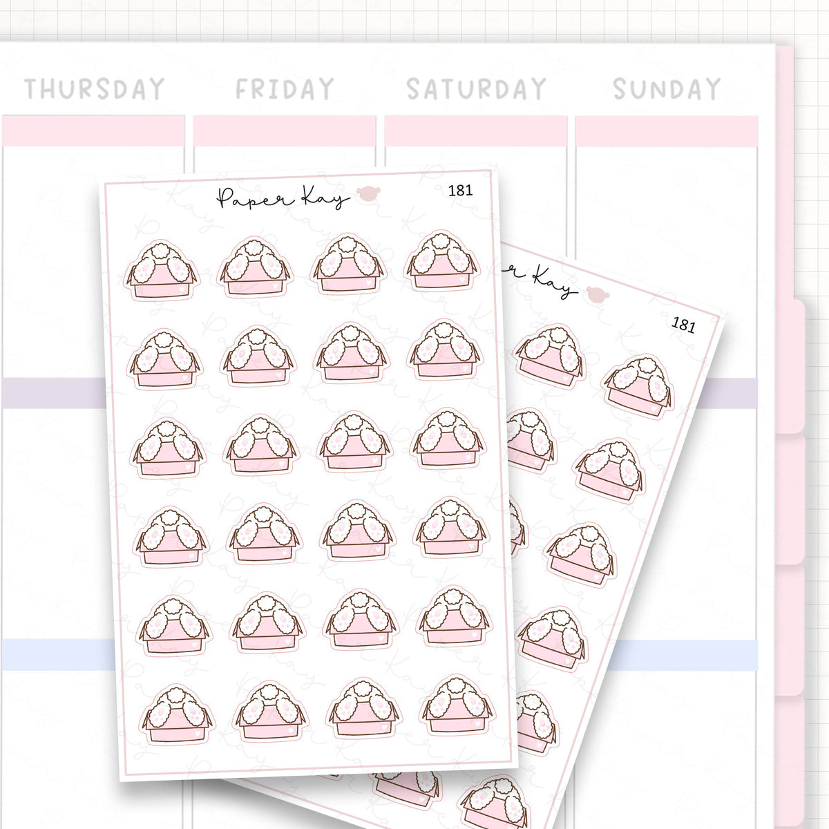 Planner Bunny - Happy Mail Sticker Sheet