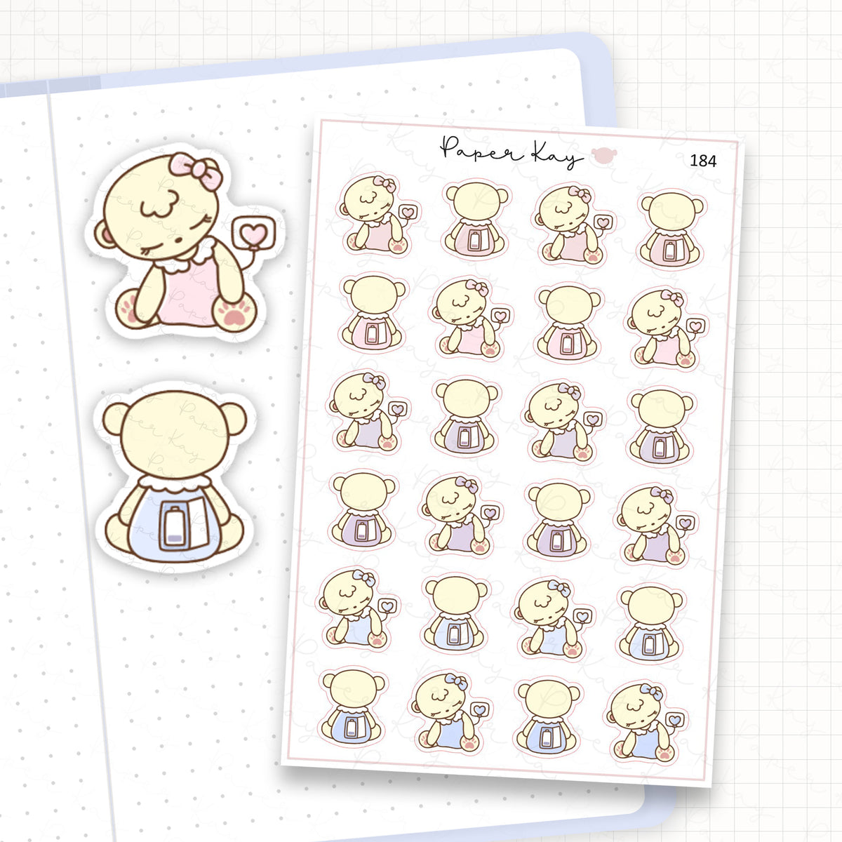 Drained / Recharge Sticker Sheet