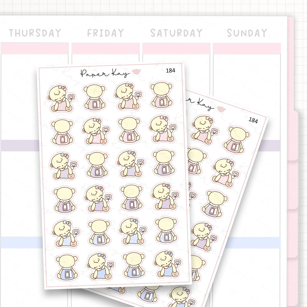 Drained / Recharge Sticker Sheet