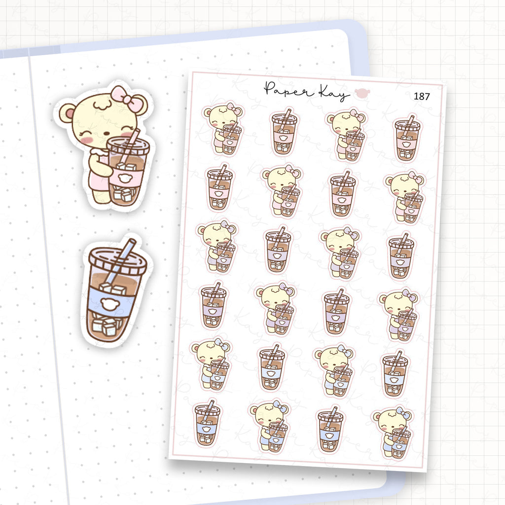 Iced Coffee Sticker Sheet