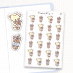 Iced Coffee Sticker Sheet