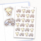 Ice Cream Van Sticker Sheet