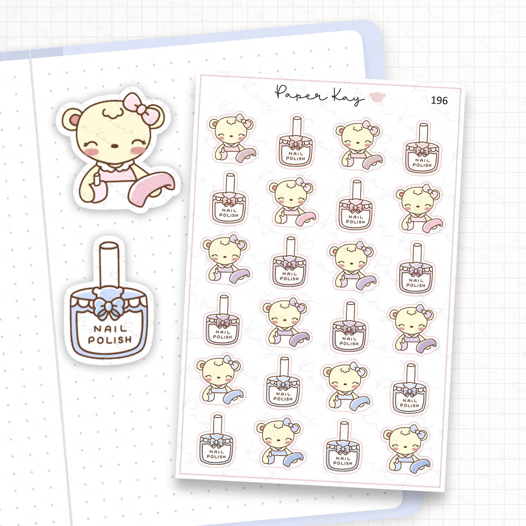 Nail Polish Sticker Sheet