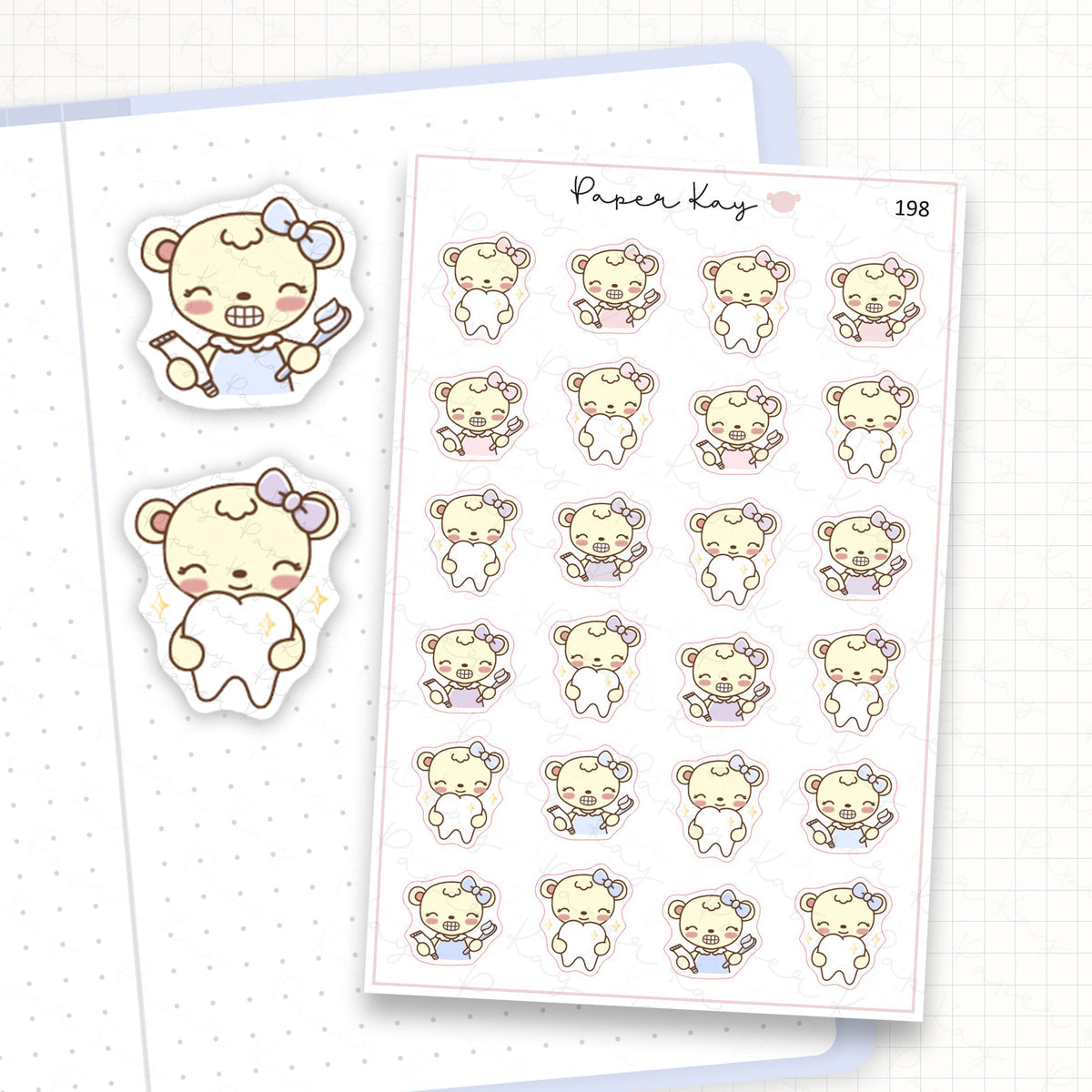 Dental Care Sticker Sheet