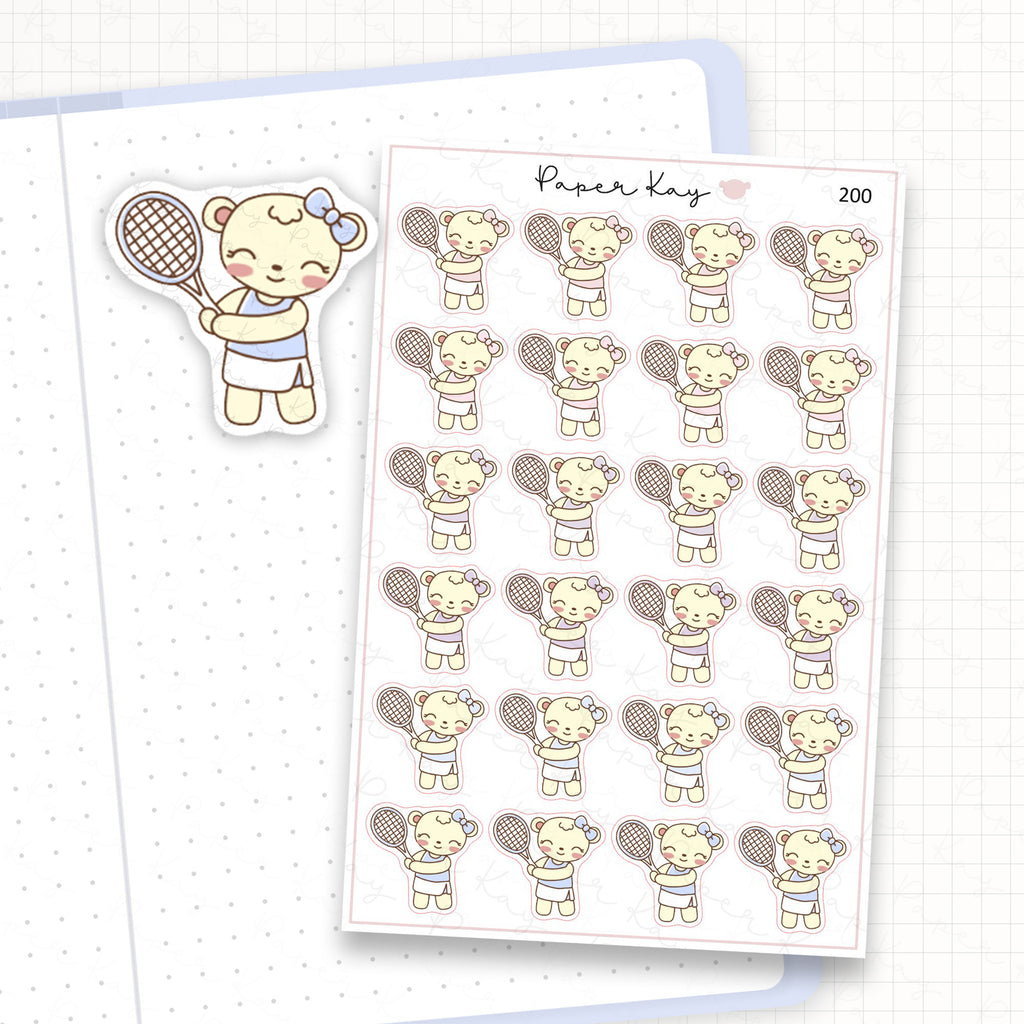 Tennis Sticker Sheet