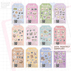 2024 Monthly Sampler Stickers