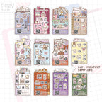 2025 Monthly Sampler Stickers