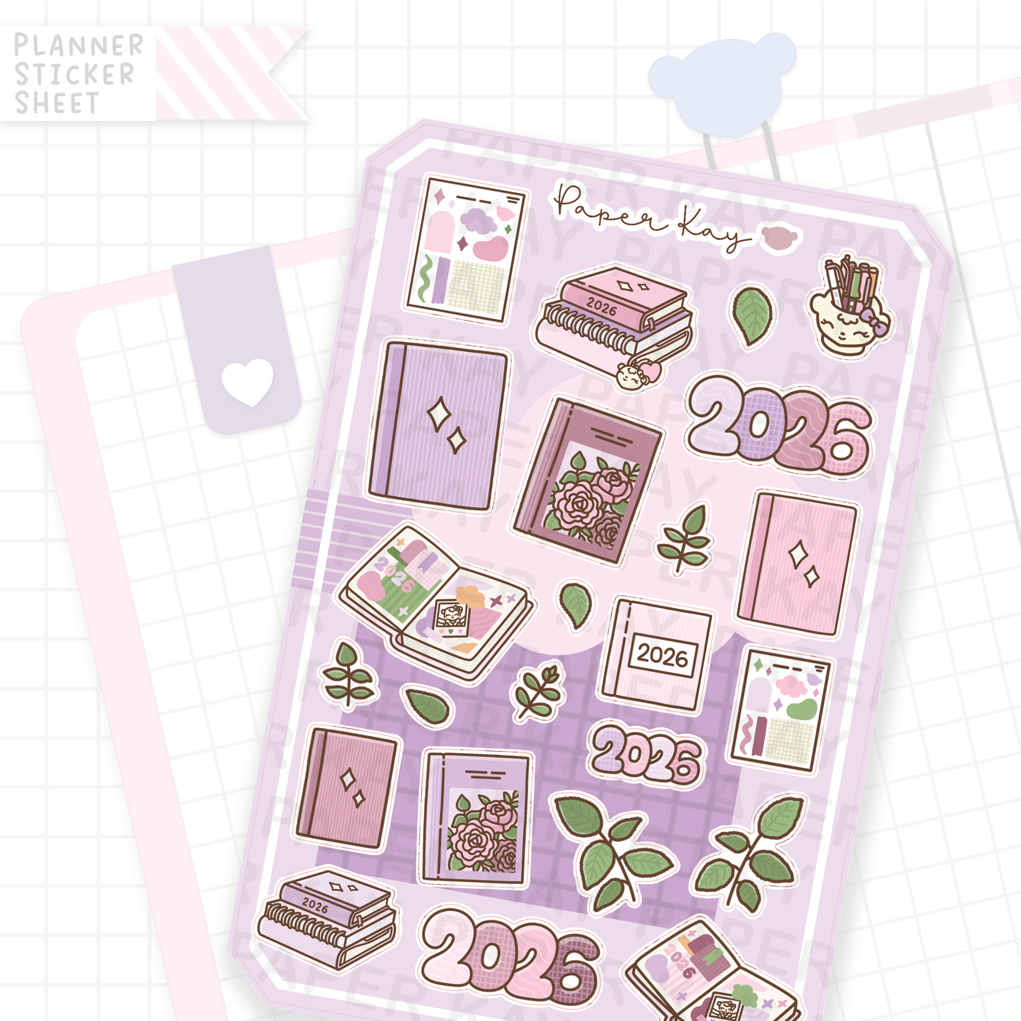 2026 Journal Bujo Deco Stickers