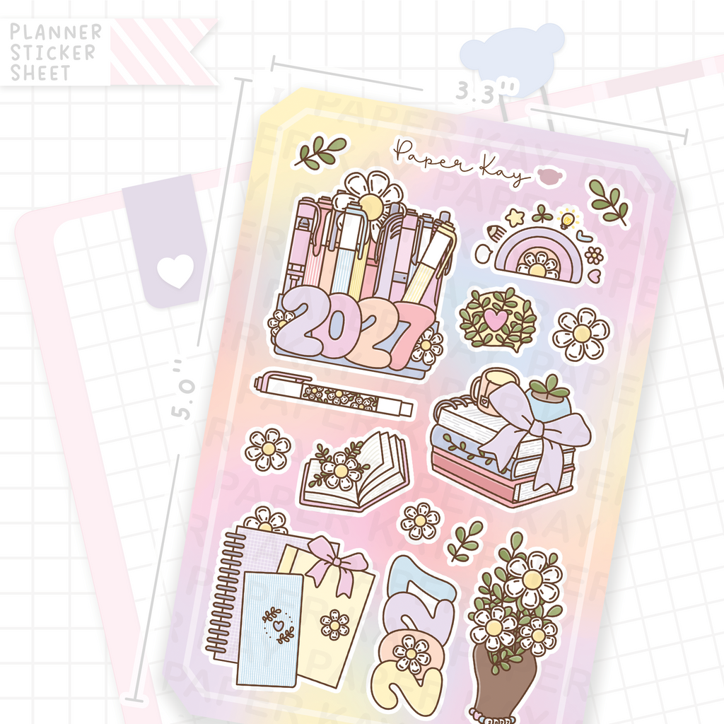 2027 Bujo Deco Stickers