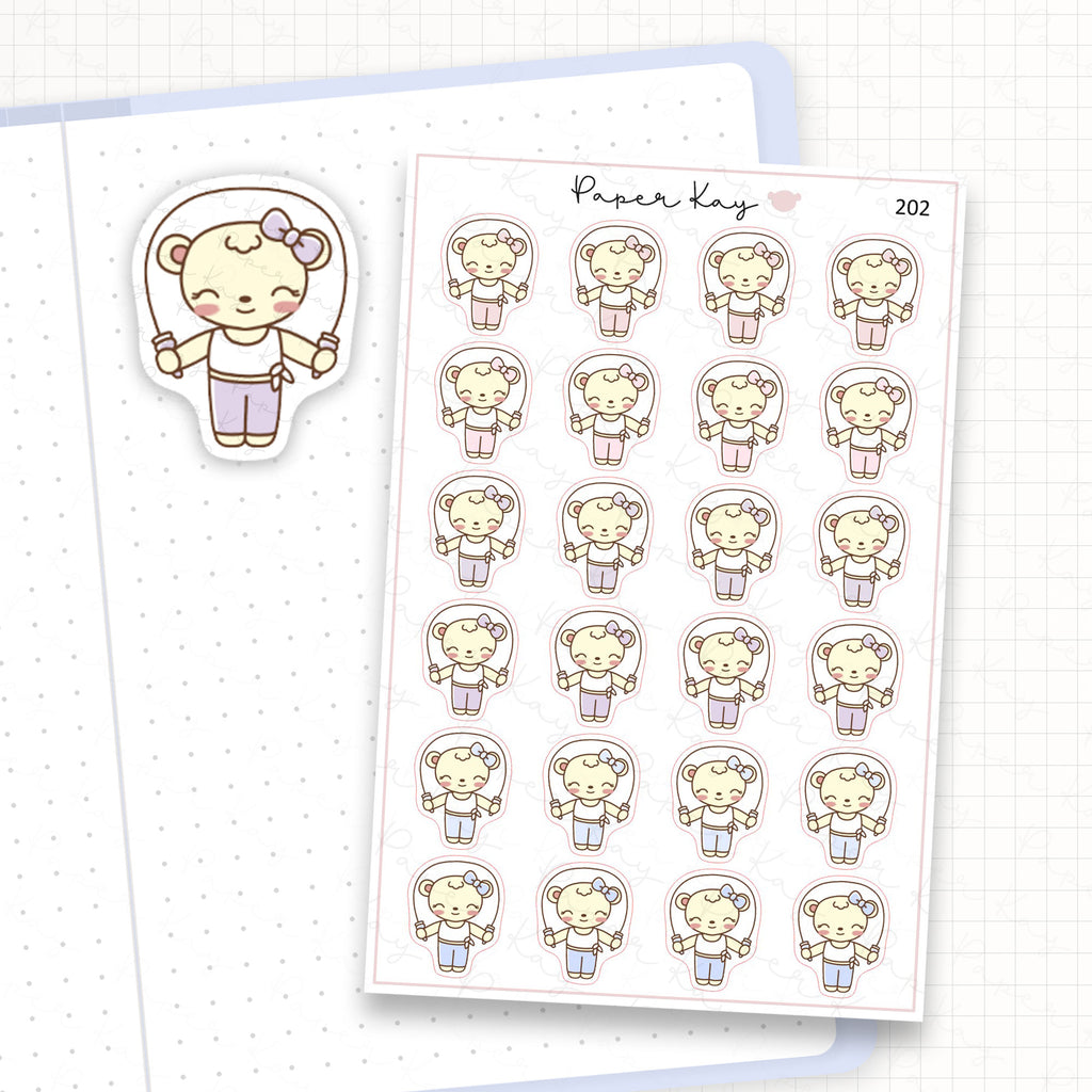 Skipping Sticker Sheet