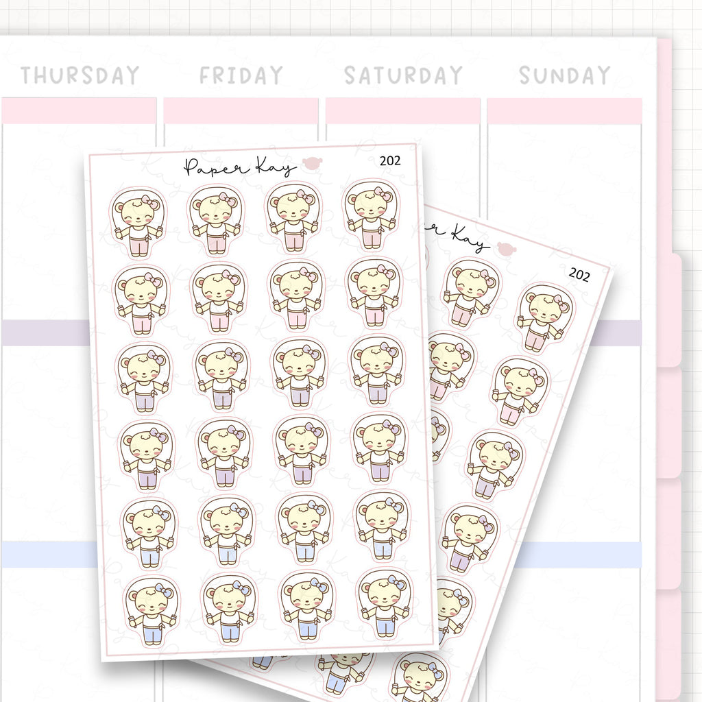 Skipping Sticker Sheet