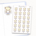 Hula Hooping Sticker Sheet