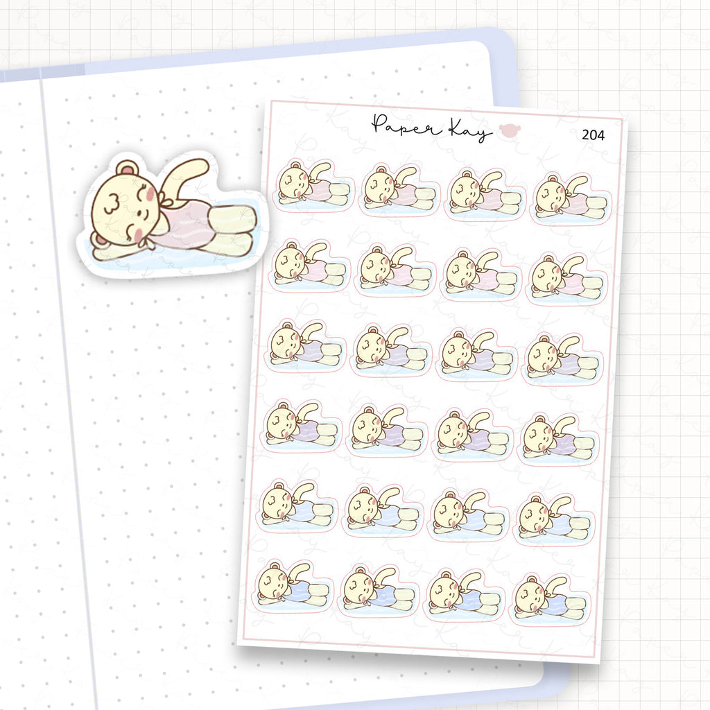 Swimming Sticker Sheet