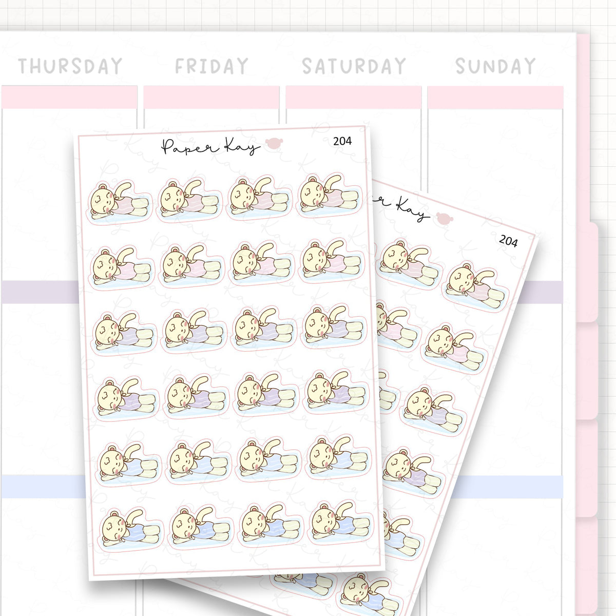 Swimming Sticker Sheet