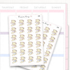 Gymnastics/Acrobatics Sticker Sheet
