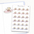 Kayaking Sticker Sheet