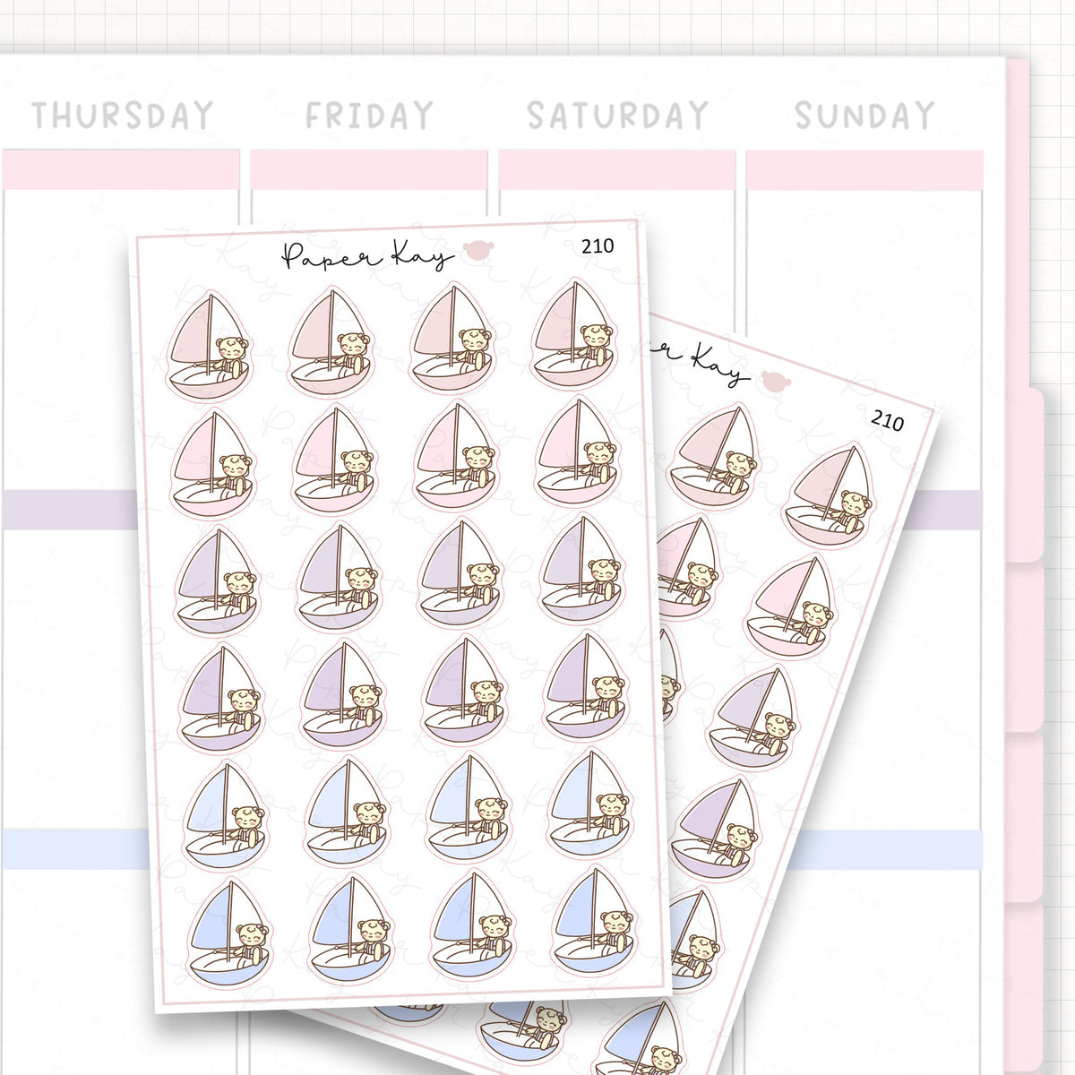 Sailing Sticker Sheet