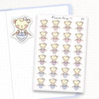 Rowing Sticker Sheet