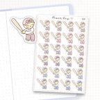 Baseball Sticker Sheet