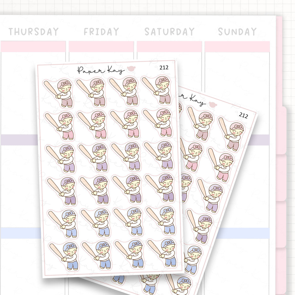Baseball Sticker Sheet