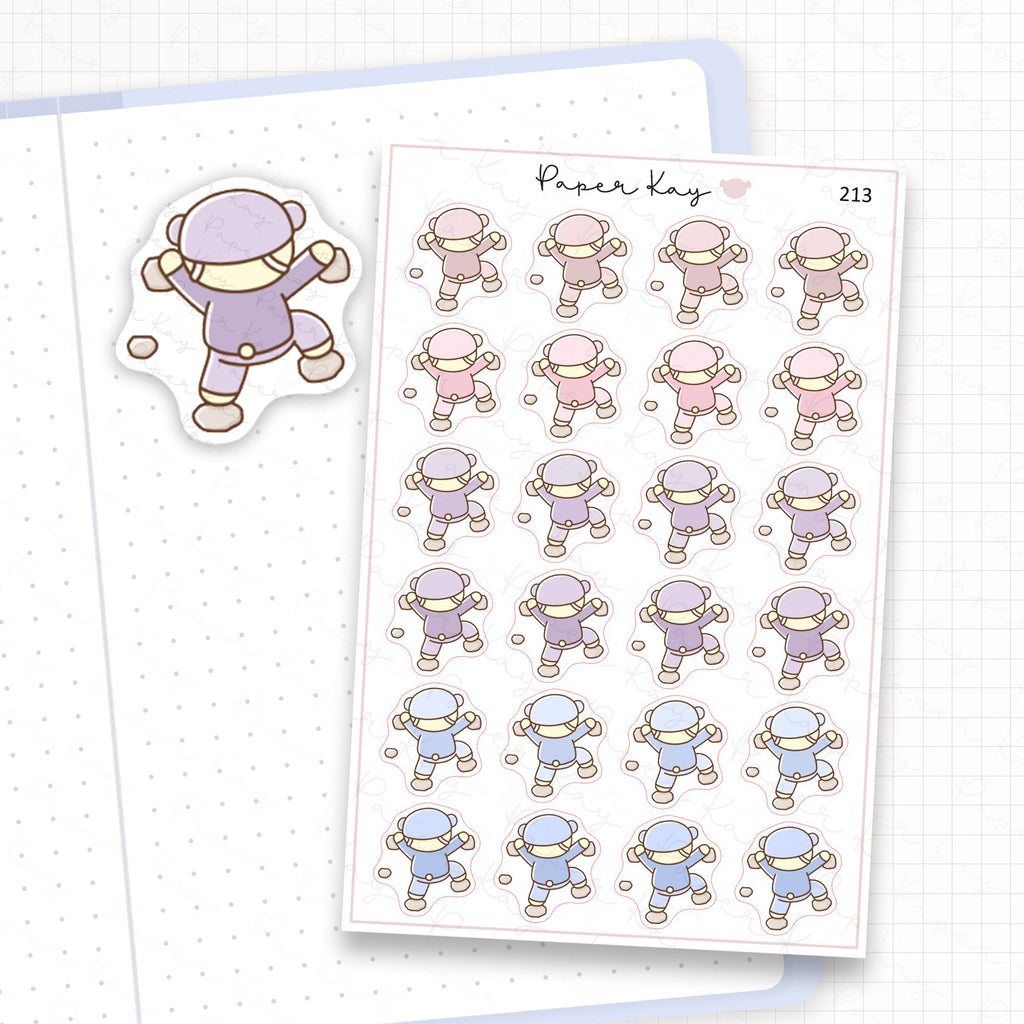 Rock Climbing Sticker Sheet