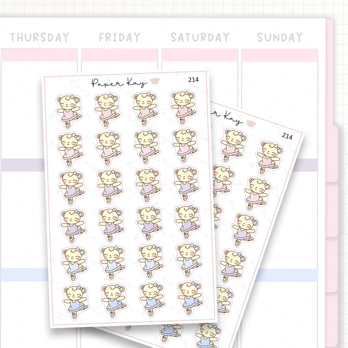 Dance Sticker Sheet