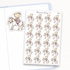 Horse Riding Sticker Sheet