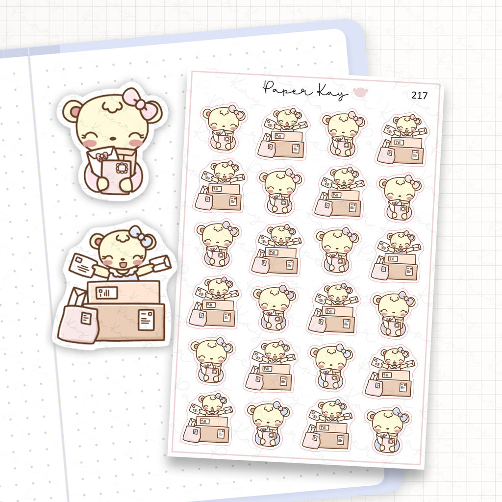 Happy Mail/Parcels/Packages Sticker Sheet