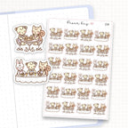 Brunch/Lunch with Friends Sticker Sheet