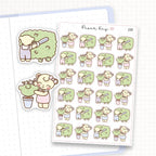 Trim Hedges/Bushes Sticker Sheet