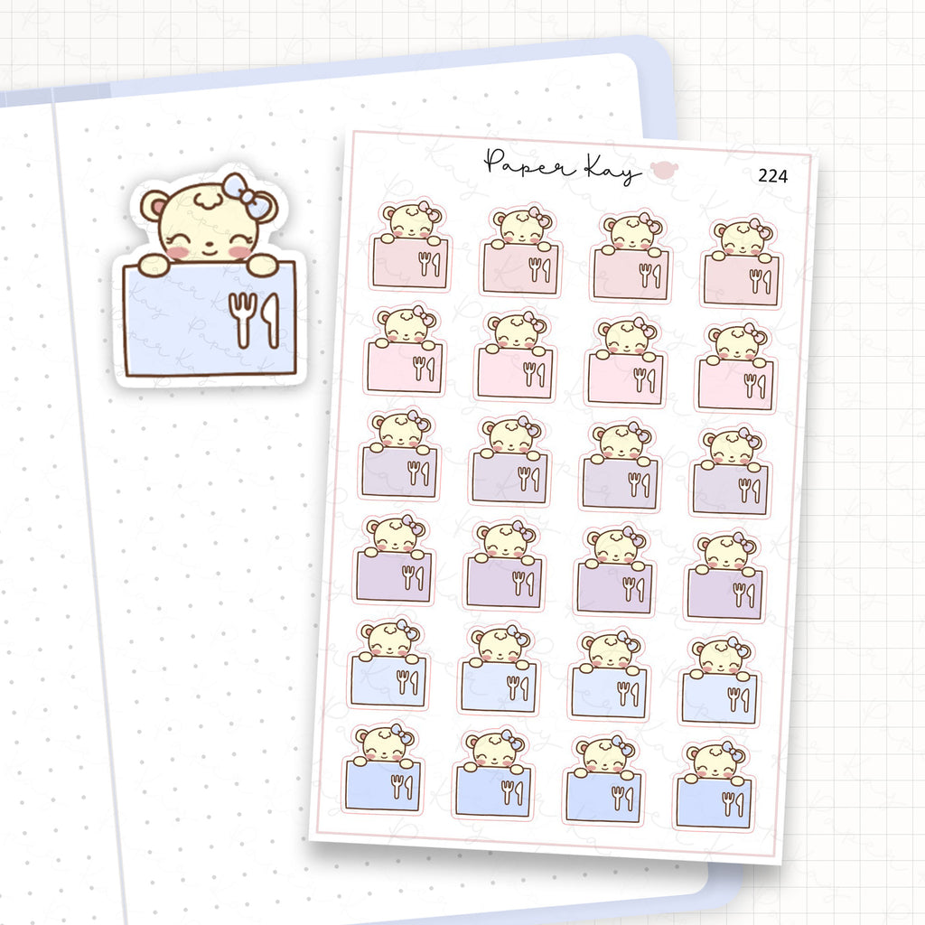 Meal Subscription Sticker Sheet