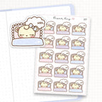 Hours of Sleep Sticker Sheet