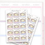 Hours of Sleep Sticker Sheet